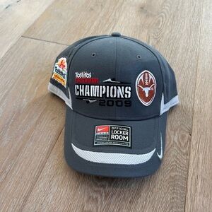Nike Gray Tostitos Fiesta Bowl 2009 Texas Longhorn Champions Cap NWT OS